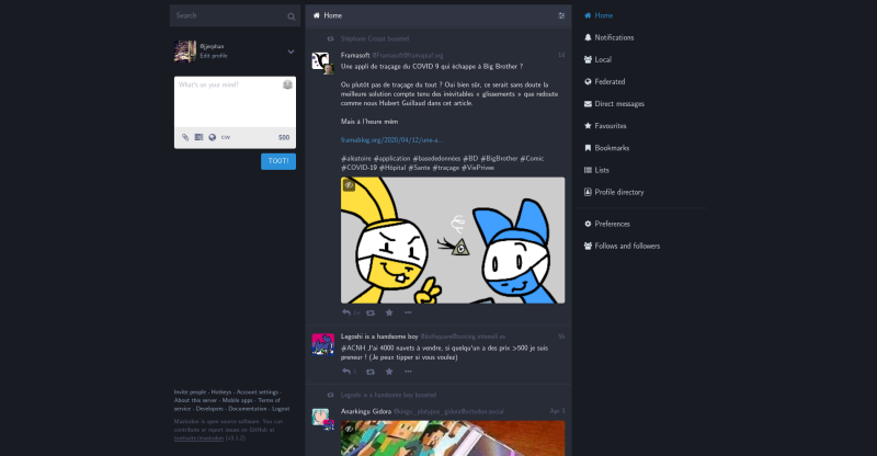 Mastodon, une plateforme de micro-blogging