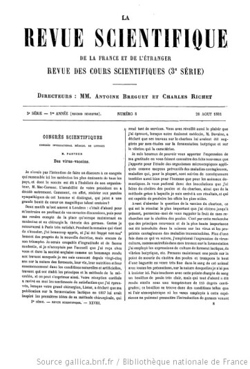 La Revue scientifique (1881)