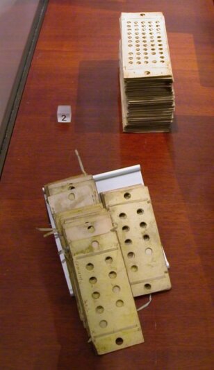 Cartes de la machine de Babbage