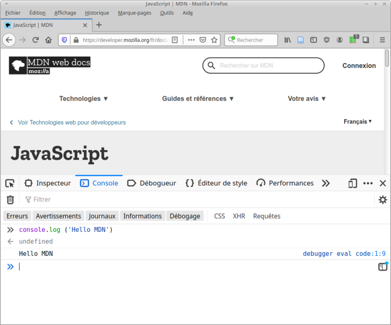Les bases de la syntaxe JS [Découvrir JavaScript]