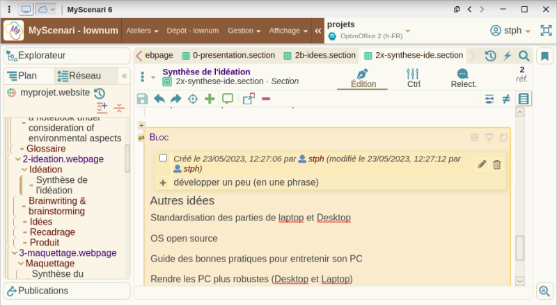 Ajoutez des commentaires à vos contenus pour vous laisser des messages