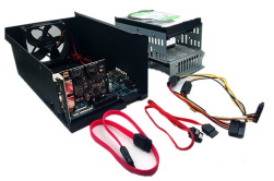 La Rockpro 64, une SBC (Single Board Computer) plus puissante que la Raspberry PI4 et qui vient avec un boitier NAS.