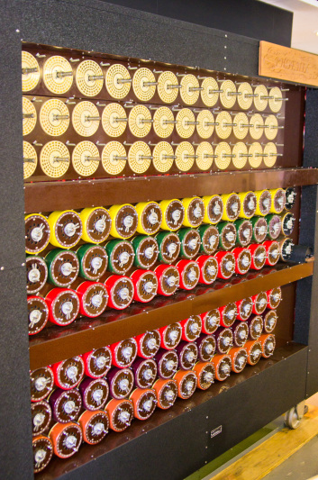 Bletchley Park Bombe (replica)